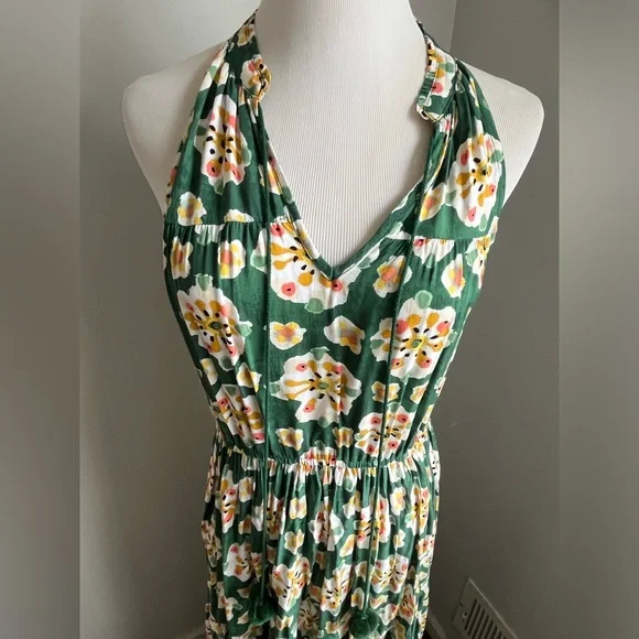 Gorgeous Green Printed Maxi dress! - Picture 7 of 11